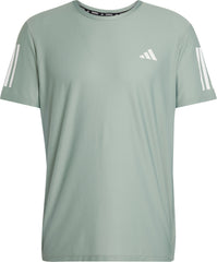 adidas Own The Run Short Sleeve Mens Running Top - Green