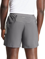 adidas Own The Run 5 Inch Mens Running Shorts - Grey