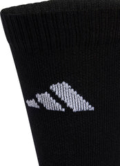 adidas Performance ClimaCool (3 Pack) Cushioned Crew Socks - Black