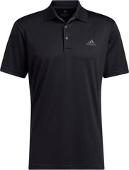 adidas Performance PrimeGreen Short Sleeve Mens Golf Polo Shirt - Black