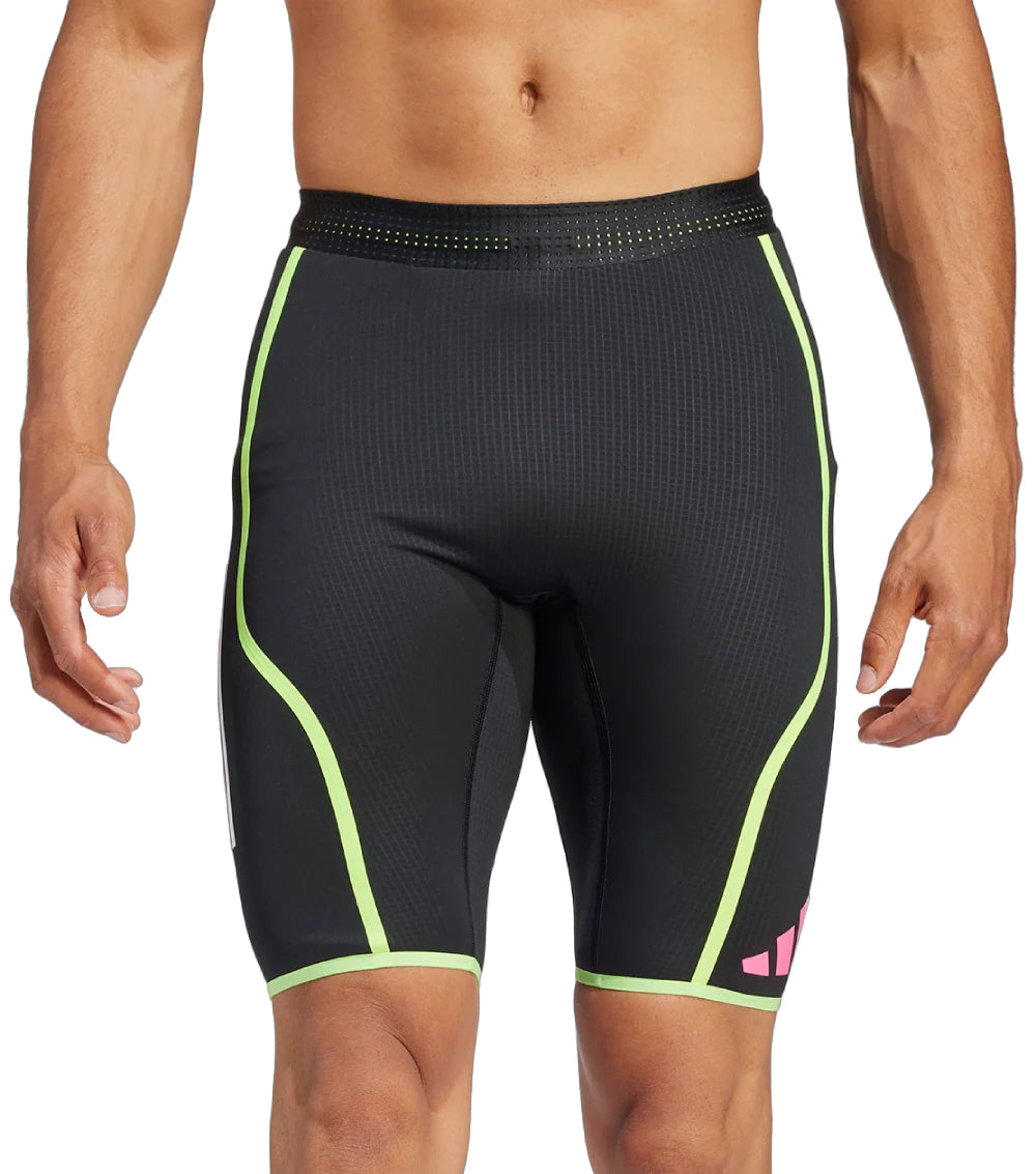 adidas Adizero Promo Mens Short Running Tights - Black