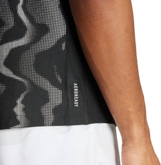 adidas Ultimate UB Short Sleeve Mens Running Top - Black