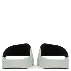 Adilette Slides - Linen Green