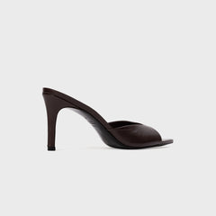 Black Suede Studio Brea 80 - Black Coffee Leather