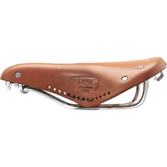 Brooks England B17 Carved Leather Womens Short Saddle - Brown