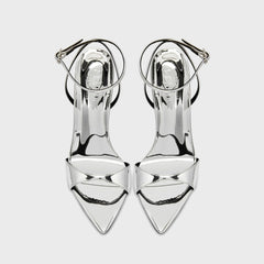 Femme LA GG Sandal - Mirrored Silver