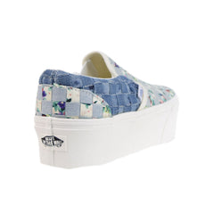 Vans Woven Classic Slip-On Stackform Men's Shoes Denim-Floral